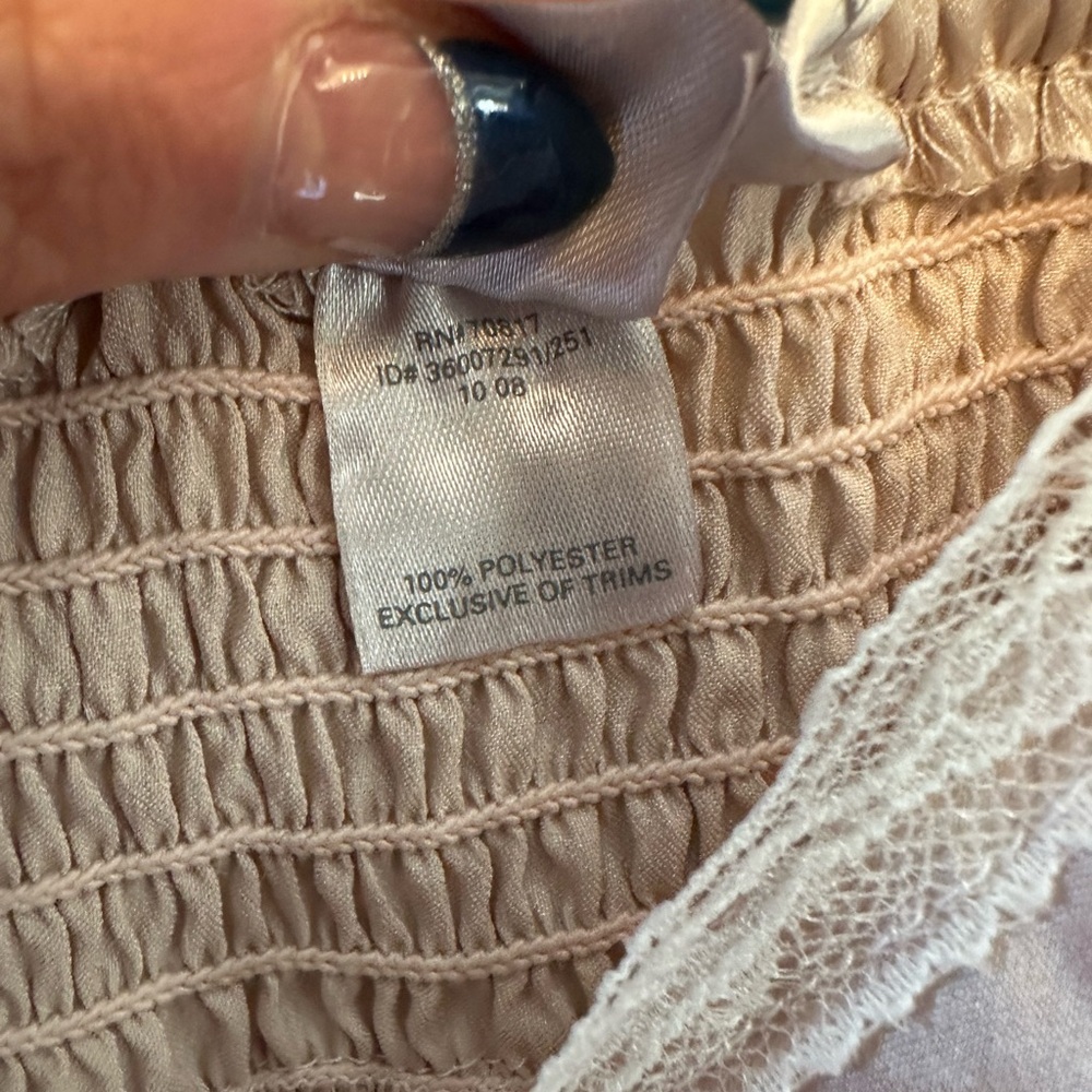 Vintage Y2K Era Victoria's Secret Cream Satin Lace Chemise/Slip Dress Medium - Picture 4 of 7